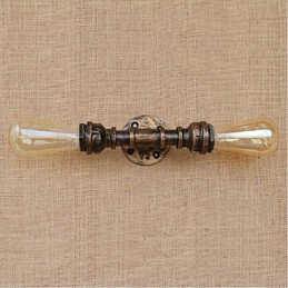 Lámpara de pared pequeña decorativa con pipa de agua sencilla y nostálgica