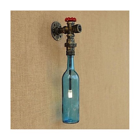 Interruptor de pared con lámpara de pared tipo botella de agua Interruptor de pared con lámpara de pared tipo botella de agua