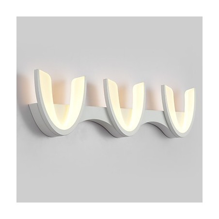 Pintura contemporánea moderna para apliques de pared con luz ambiental.