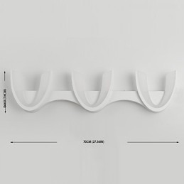 Pintura contemporánea moderna para apliques de pared con luz ambiental.