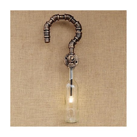 Lámpara de pared con diseño de botella de agua estilo viento industrial creativo de estilo retro americano Lámpara de pared con diseño de botella de agua estilo viento industrial creativo de estilo retro americano