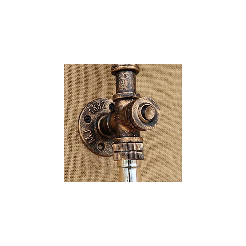 Lámpara de pared con diseño de botella de agua estilo viento industrial creativo de estilo retro americano