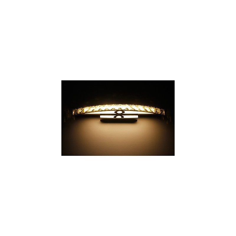 Iluminación de baño de pared de cristal contemporánea
