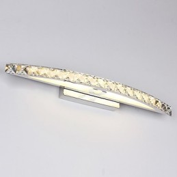 Iluminación de baño de pared de cristal contemporánea