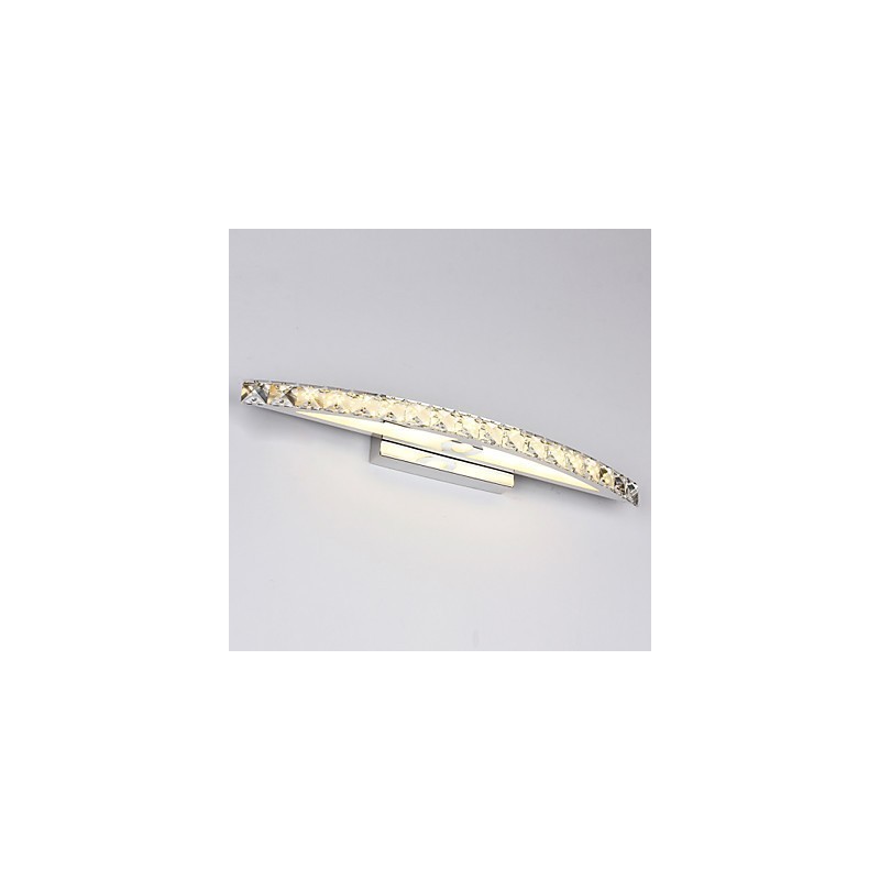 Iluminación de baño de pared de cristal contemporánea