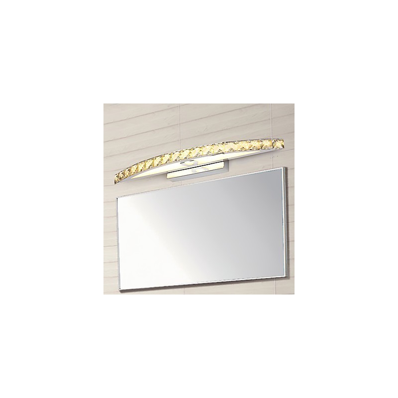 Iluminación de baño de pared de cristal contemporánea