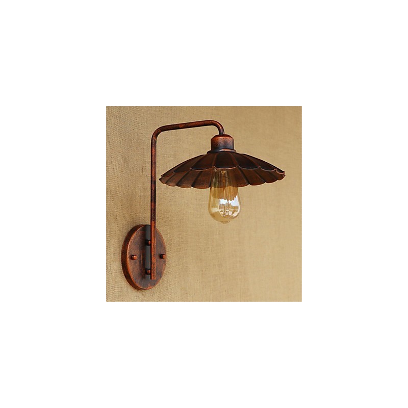 Lámpara de hierro sencilla para dormitorio, mesita de noche, hotel, moderna, popular, creativa, retro y moderna.