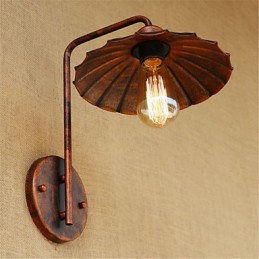 Lámpara de hierro sencilla para dormitorio, mesita de noche, hotel, moderna, popular, creativa, retro y moderna.