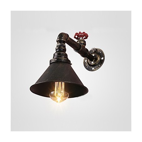 Lámparas de pared con forma de tubería de agua, estilo industrial retro, creativas, de metal, para restaurantes, cafeterías, bares, mesas de bar, apliques de pared. Lámparas de pared con forma de tubería de agua, estilo industrial retro, creativas, de metal, para restaurantes, cafeterías, bares, mesas de bar, apliques de pared.