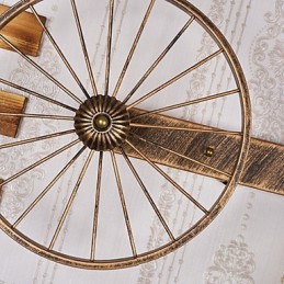 Apliques de pared de estilo mini con pintura rústica tipo cabaña.