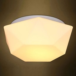 Luz de cúpula de cristal de diamante blanco creativo que absorbe