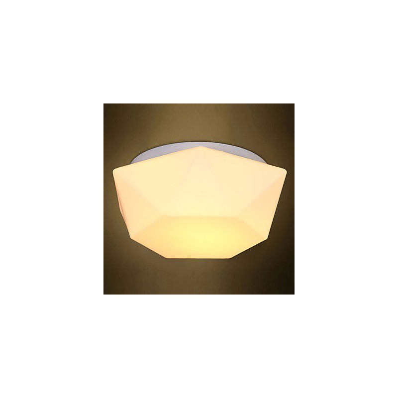 Luz de cúpula de cristal de diamante blanco creativo que absorbe