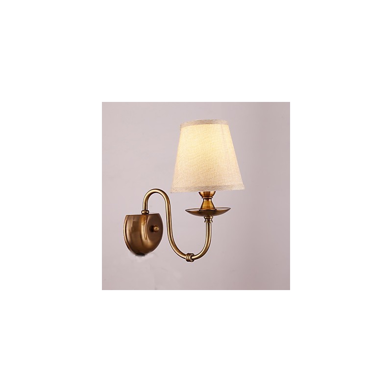 Apliques de pared con luz descendente, tradicionales, clásicos, galvanizados, con protección ocular.