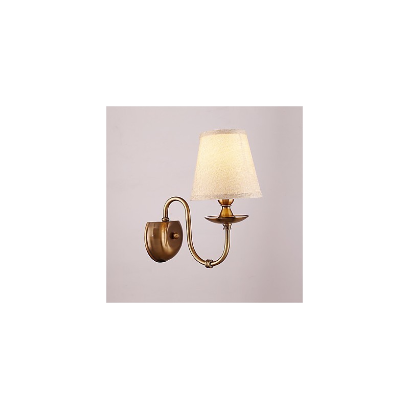 Apliques de pared con luz descendente, tradicionales, clásicos, galvanizados, con protección ocular.