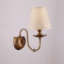 Apliques de pared con luz descendente, tradicionales, clásicos, galvanizados, con protección ocular.