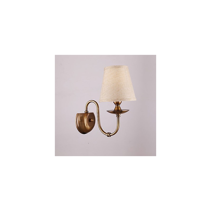 Apliques de pared con luz descendente, tradicionales, clásicos, galvanizados, con protección ocular.