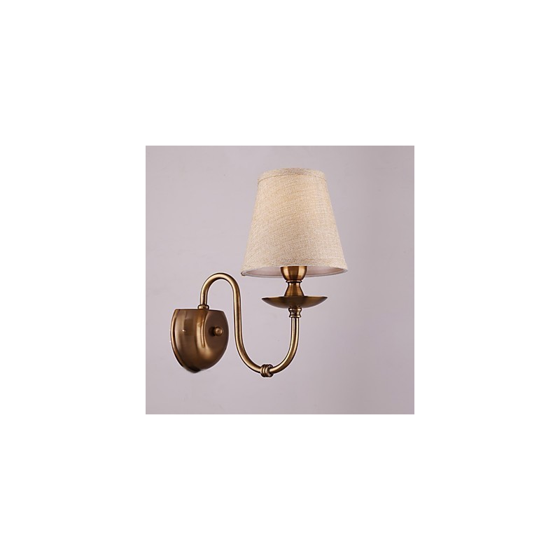 Apliques de pared con luz descendente, tradicionales, clásicos, galvanizados, con protección ocular.