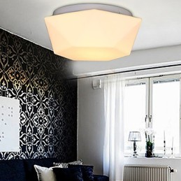Luz de cúpula de cristal de diamante blanco creativo que absorbe
