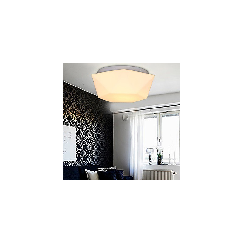 Luz de cúpula de cristal de diamante blanco creativo que absorbe