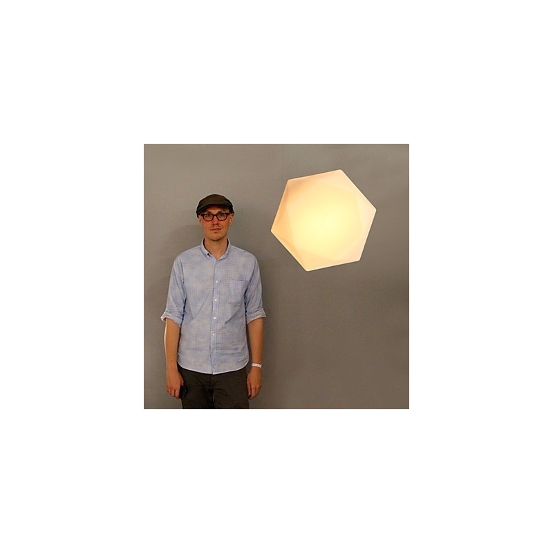 Luz de cúpula de cristal de diamante blanco creativo que absorbe