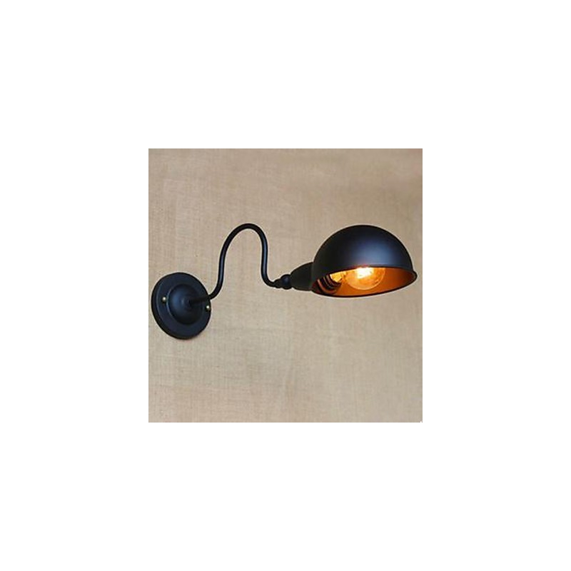 Mesilla de noche retro negra de alta calidad con personalidad para dormitorio, estudio, que gira alrededor de la pared decorativa del pasillo.