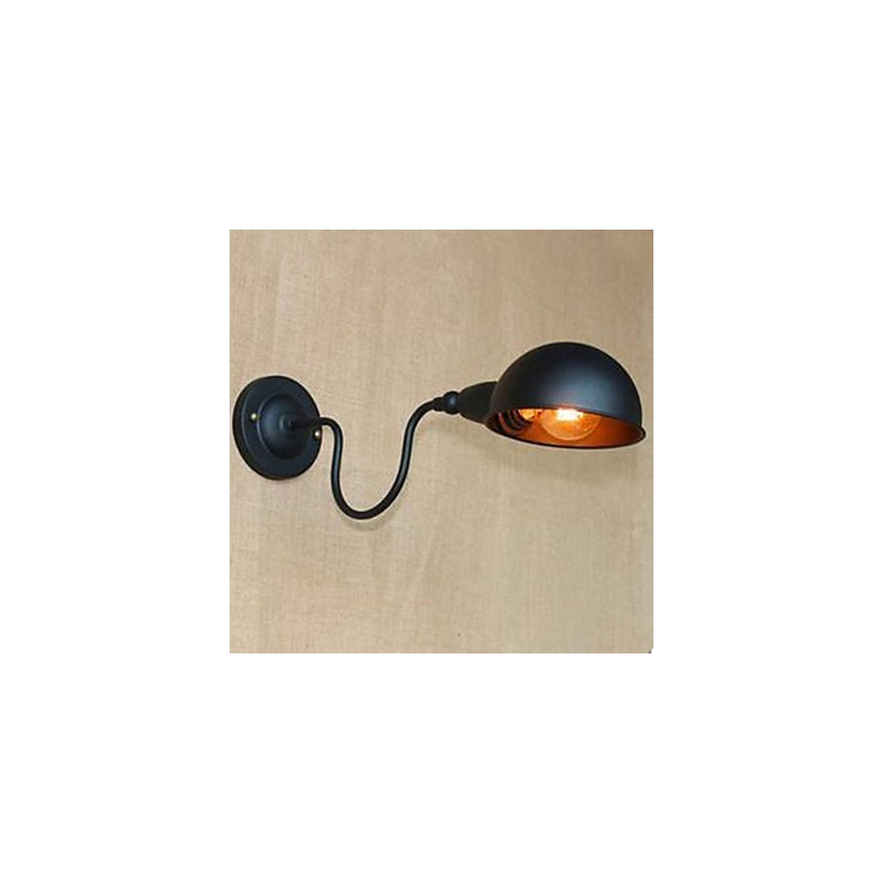 Mesilla de noche retro negra de alta calidad con personalidad para dormitorio, estudio, que gira alrededor de la pared decorativa del pasillo.