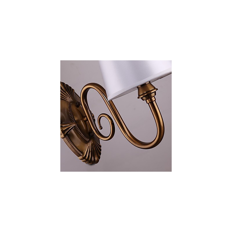 Apliques de pared con luz descendente, tradicionales, clásicos, galvanizados, con protección ocular.