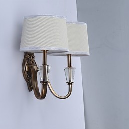 Apliques de pared con luz descendente, tradicionales, clásicos, galvanizados, con protección ocular