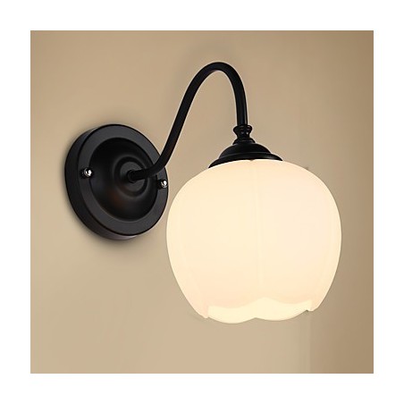 Apliques de pared con luz descendente para protección ocular con pintura contemporánea moderna