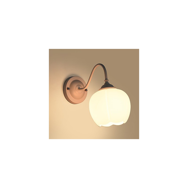 Apliques de pared con luz descendente para protección ocular con pintura contemporánea moderna