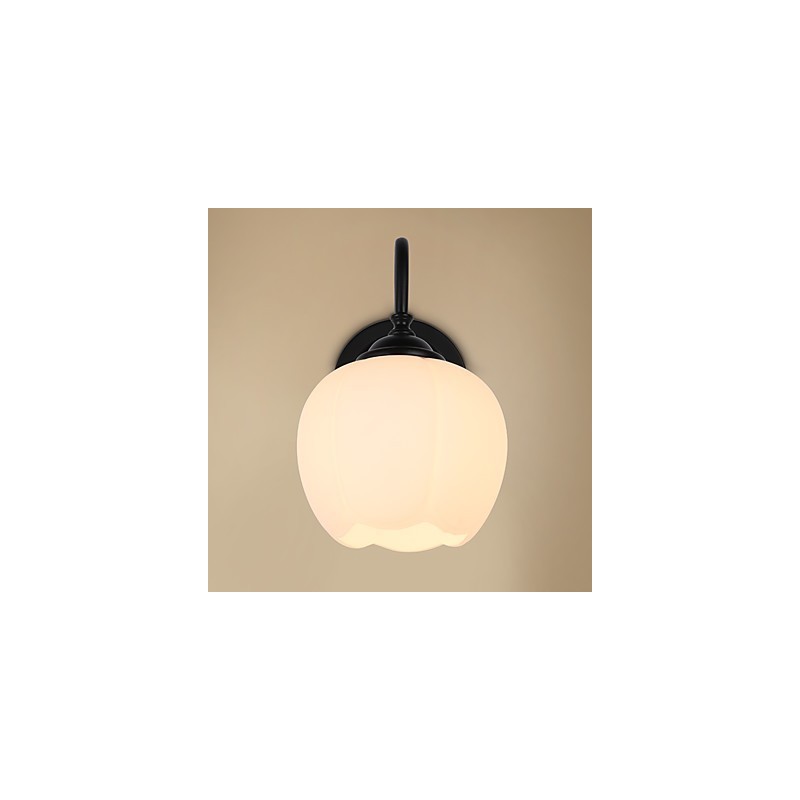 Apliques de pared con luz descendente para protección ocular con pintura contemporánea moderna