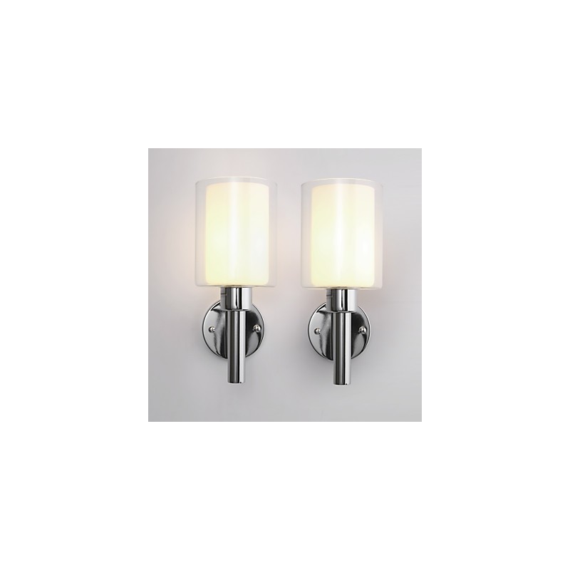Apliques de pared con luz ambiental y protección ocular con pintura contemporánea moderna