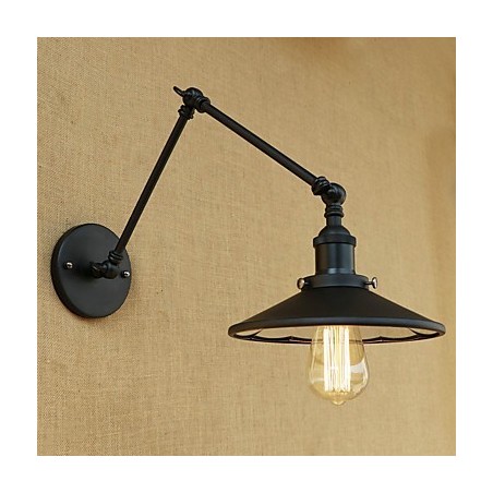 Lámpara de pared con brazo oscilante estilo mini, estilo rústico, estilo retro, con pintura de estilo rústico. Lámpara de pared con brazo oscilante estilo mini, estilo rústico, estilo retro, con pintura de estilo rústico.