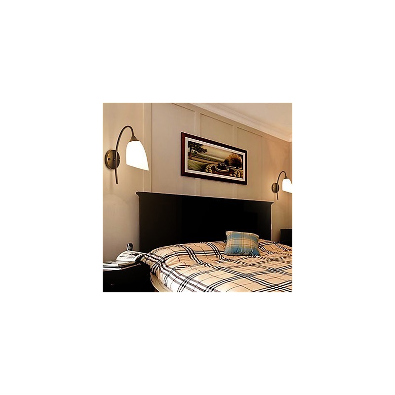 Apliques de pared con pintura retro clásica tradicional de estilo campestre.