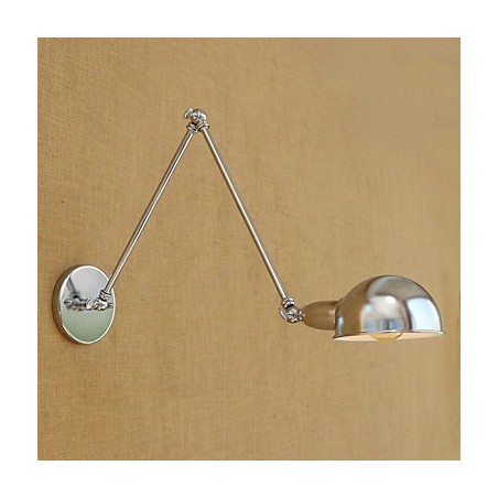 Lámpara de brazo oscilante con protección ocular, moderna, contemporánea, retro, galvanizada, luz ambiental. Lámpara de brazo oscilante con protección ocular, moderna, contemporánea, retro, galvanizada, luz ambiental.