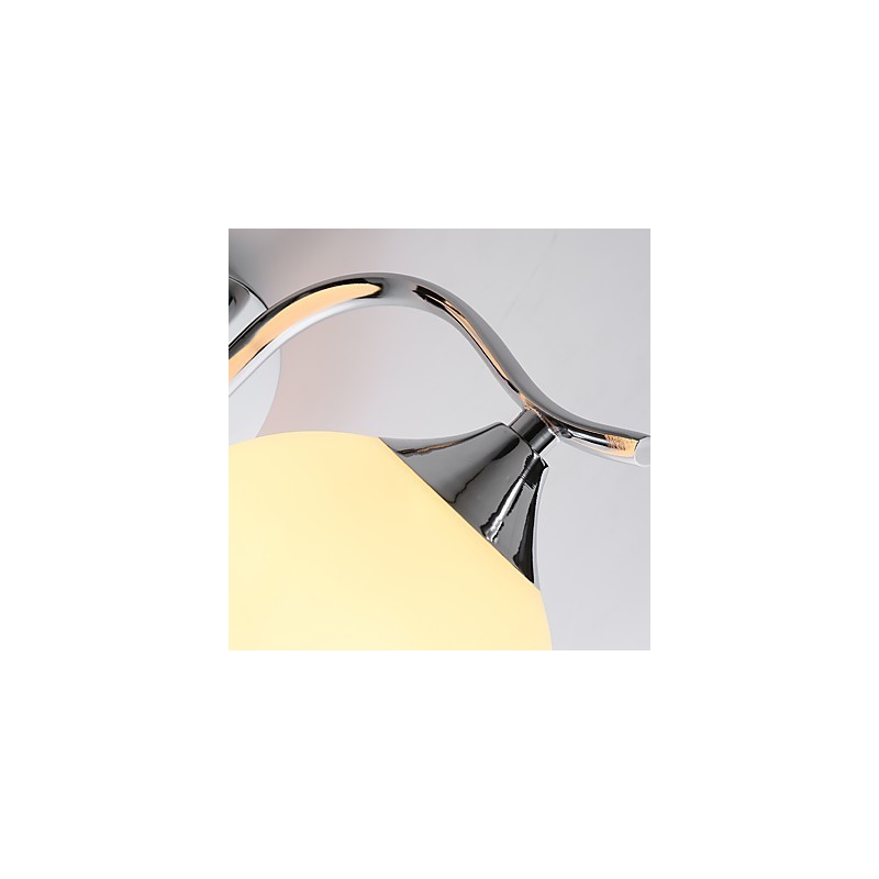 Apliques de pared con luz ambiental y protección ocular con pintura contemporánea moderna