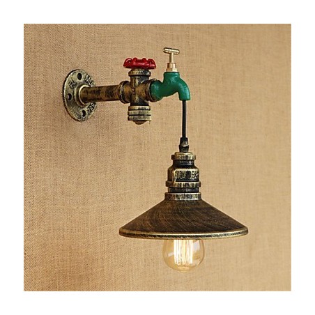 Aplique de pared con luz ambiental estilo mini con pintura retro novedosa de estilo campestre Aplique de pared con luz ambiental estilo mini con pintura retro novedosa de estilo campestre