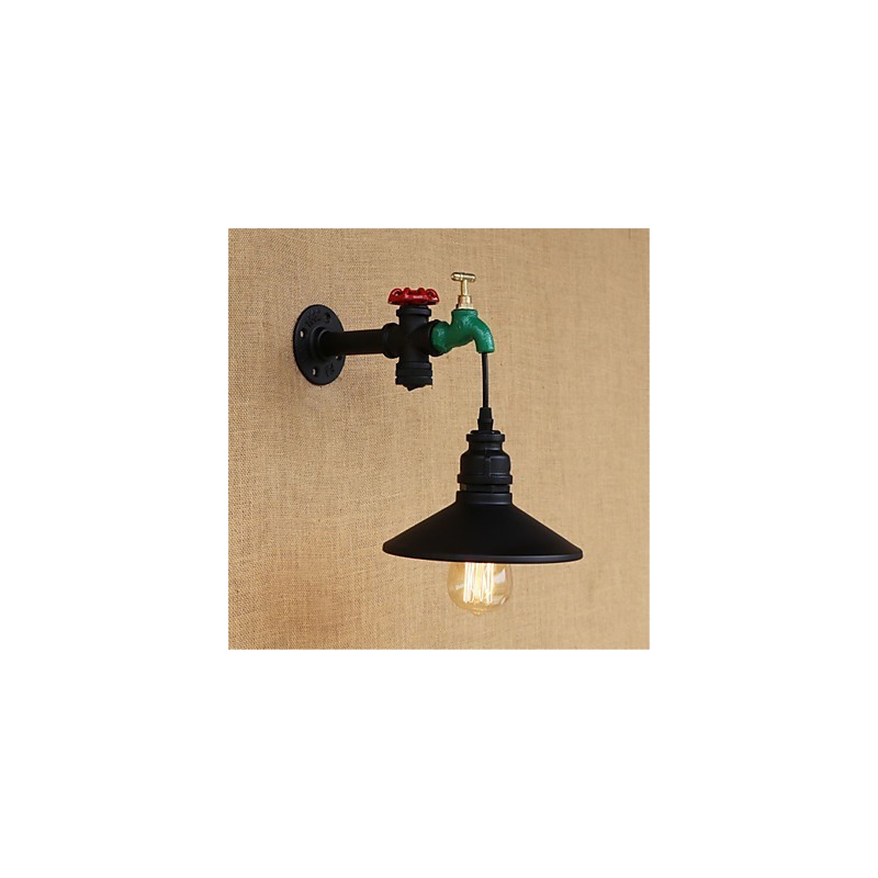 Aplique de pared con luz ambiental estilo mini con pintura retro novedosa de estilo campestre