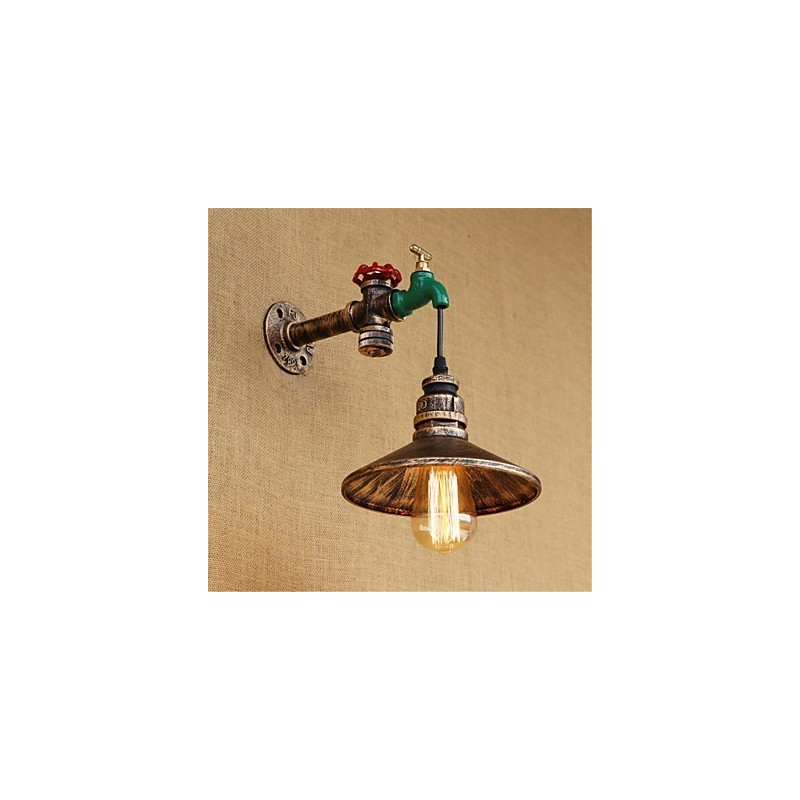 Aplique de pared con luz ambiental estilo mini con pintura retro novedosa de estilo campestre