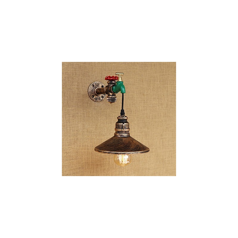 Aplique de pared con luz ambiental estilo mini con pintura retro novedosa de estilo campestre