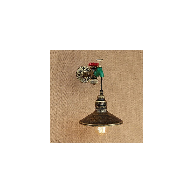 Aplique de pared con luz ambiental estilo mini con pintura retro novedosa de estilo campestre
