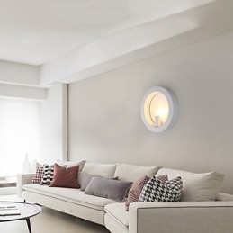 Apliques de pared con luz ambiental de estilo mini con pintura contemporánea moderna