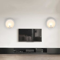 Apliques de pared con luz ambiental de estilo mini con pintura contemporánea moderna