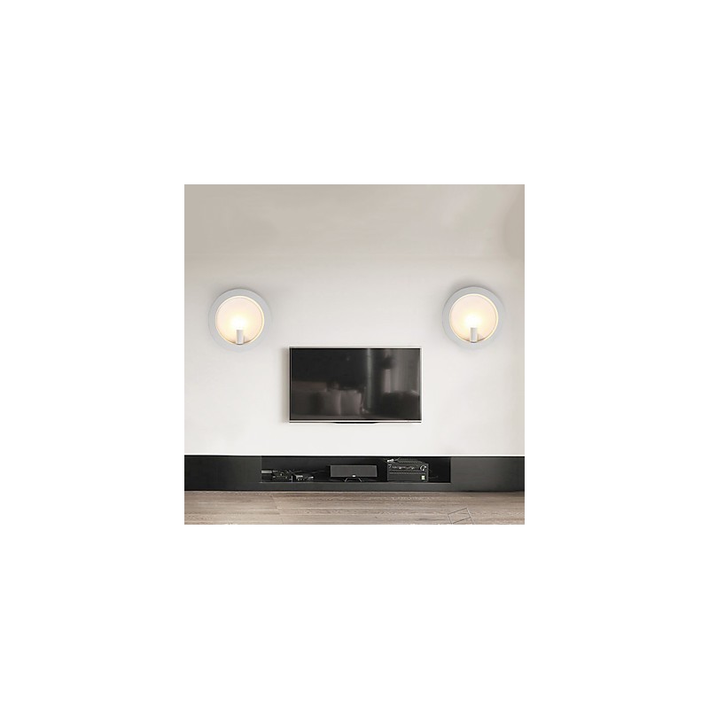 Apliques de pared con luz ambiental de estilo mini con pintura contemporánea moderna