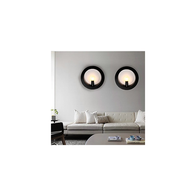 Apliques de pared con luz ambiental de estilo mini con pintura contemporánea moderna