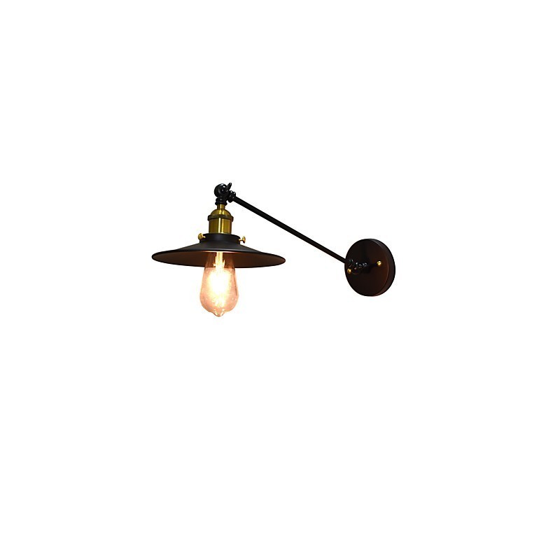 Lámpara de pared de hierro Buzz Wall Lámpara de sable de luz negro tonto en la pared