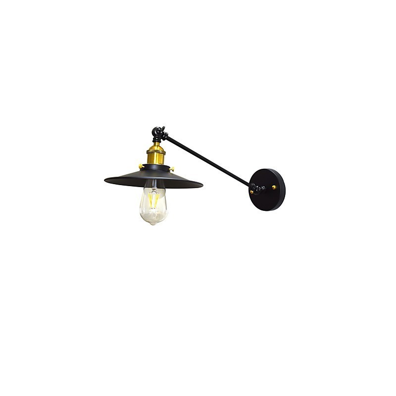 Lámpara de pared de hierro Buzz Wall Lámpara de sable de luz negro tonto en la pared