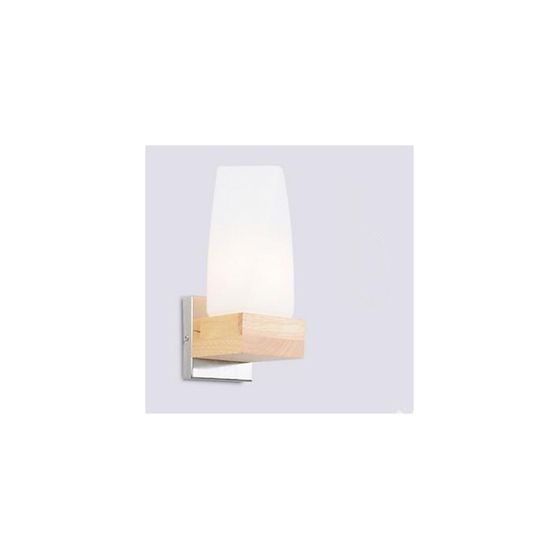 Lámpara de pared de madera maciza de estilo nórdico para sala de estar, pasillo, balcón, dormitorio, cabecera de cama.