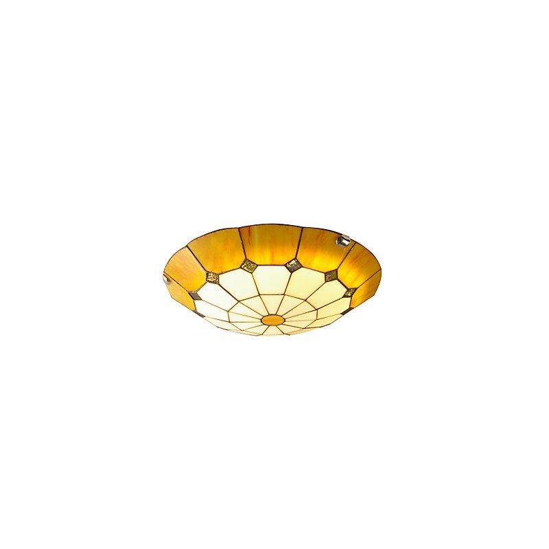Lámpara de techo de estilo mediterráneo, lámpara romántica, diámetro 50 cm.