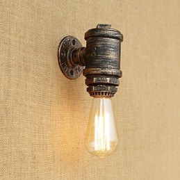 Aplique de pared con luz ambiental estilo mini con pintura retro campestre